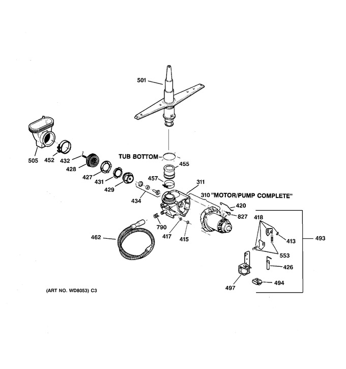 Diagram for GSD1005F00WW