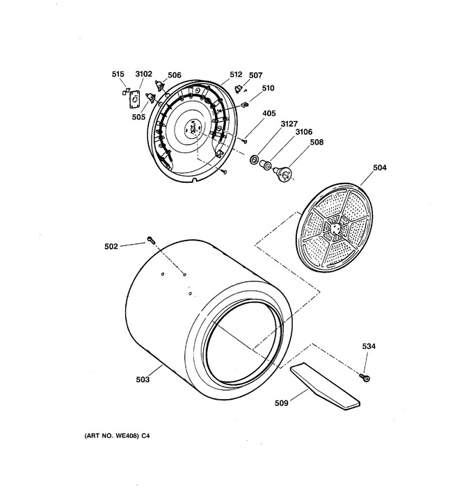 Diagram for DCSR483EA0WW