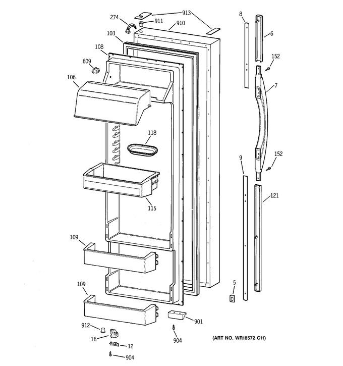 Diagram for TPX24PPDBWW