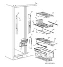 Diagram for 4 - Freezer Shelves