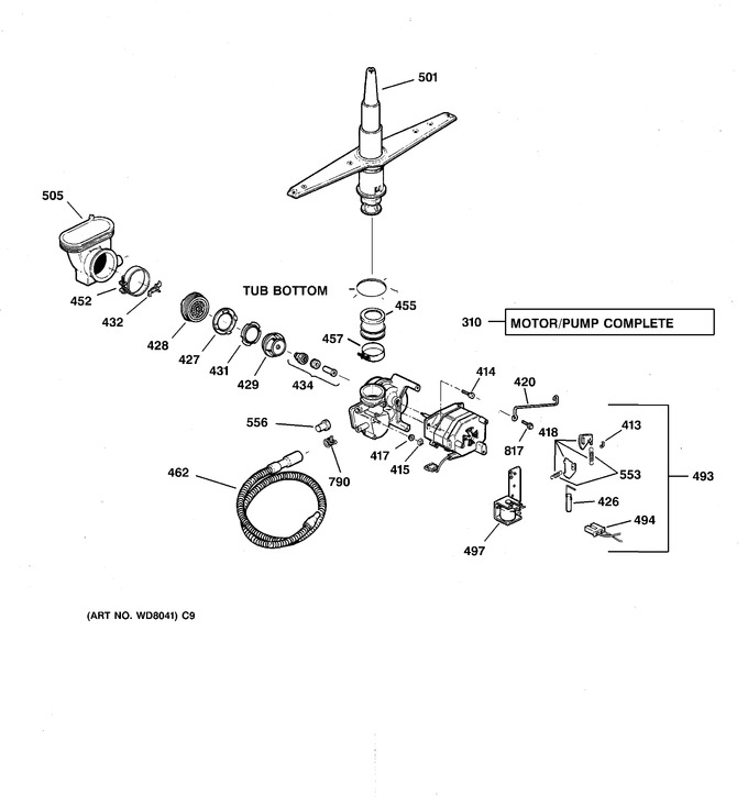 Diagram for GSD1103F01WW