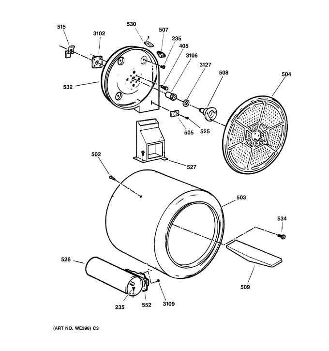 Diagram for DPSR465GA2WW