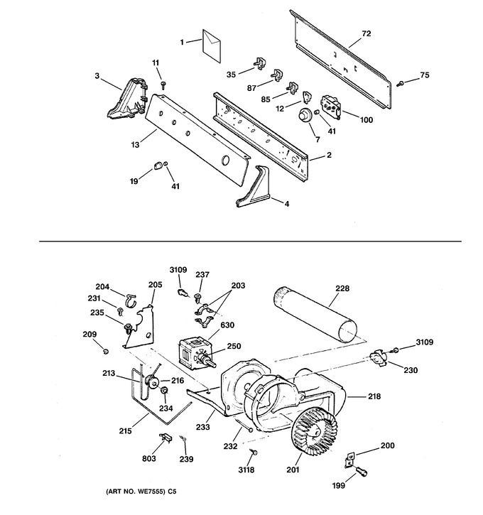 Diagram for DPSR473GW3WW