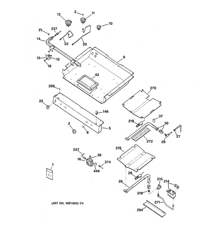 Diagram for JGBP40WEC2WW