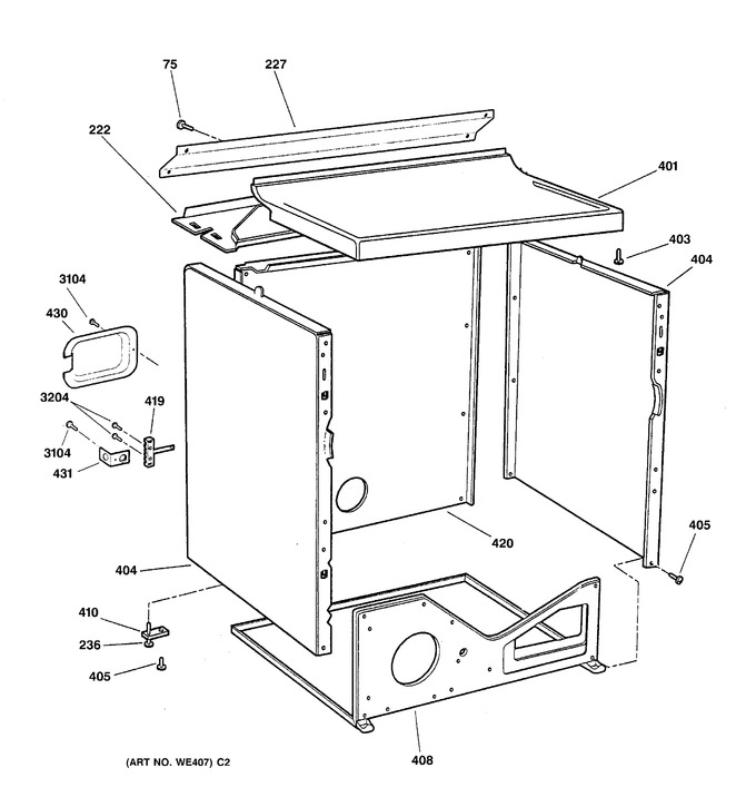 Diagram for DPXR483EA0WW