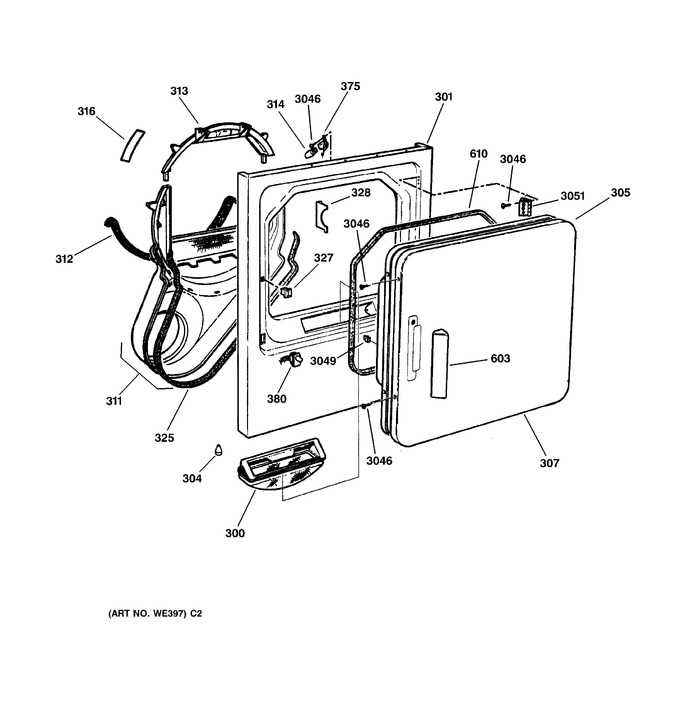 Diagram for DPXR483GA1AA