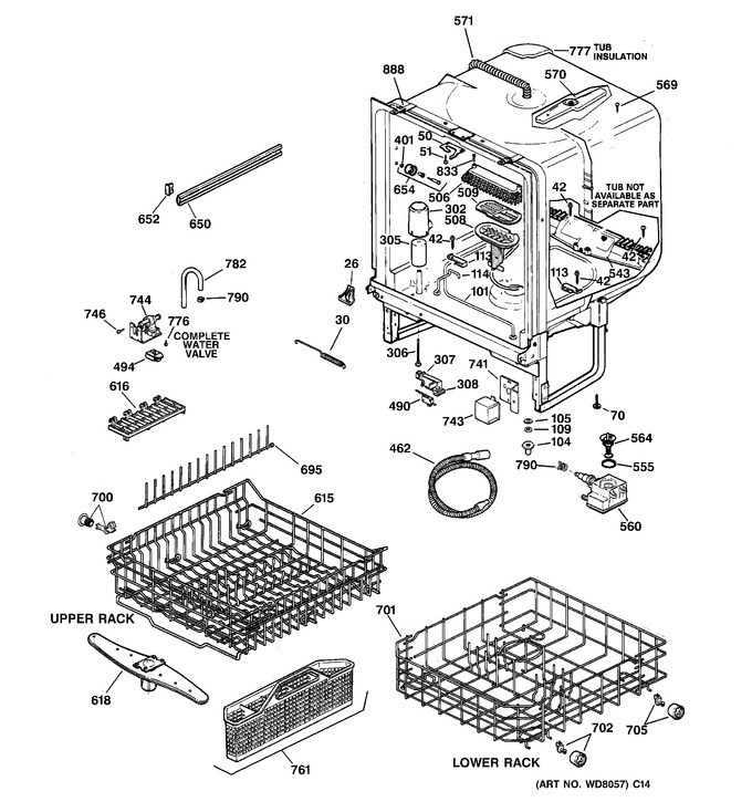 Diagram for GHD5035F01WW