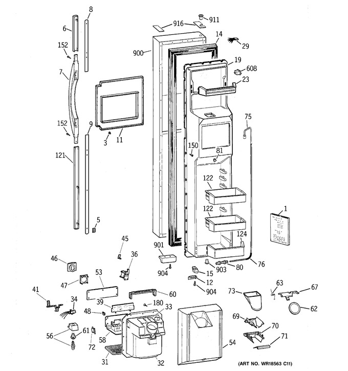 Diagram for TPX24PRDBWW