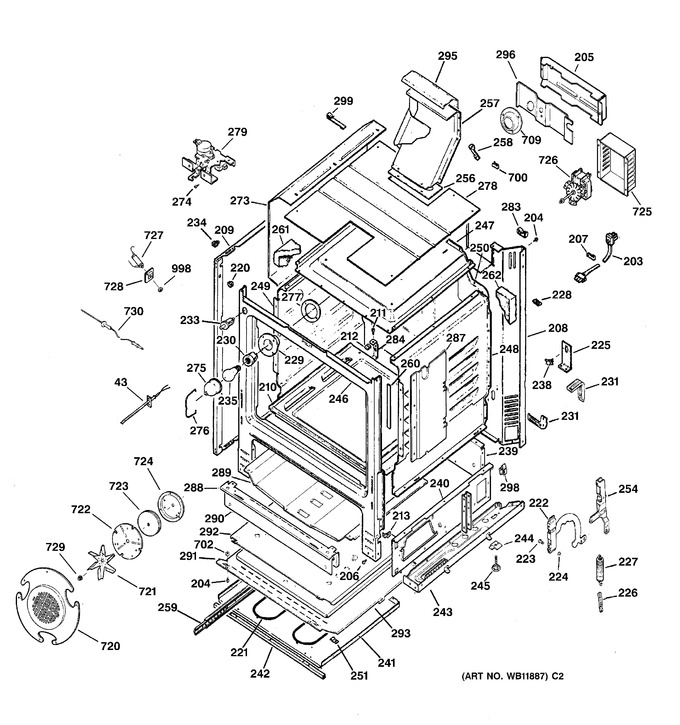 Diagram for JGB910WEC2WW