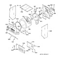 Diagram for 2 - Dryer Cabinet, Drum & Heater