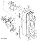 Diagram for 1 - Freezer Door