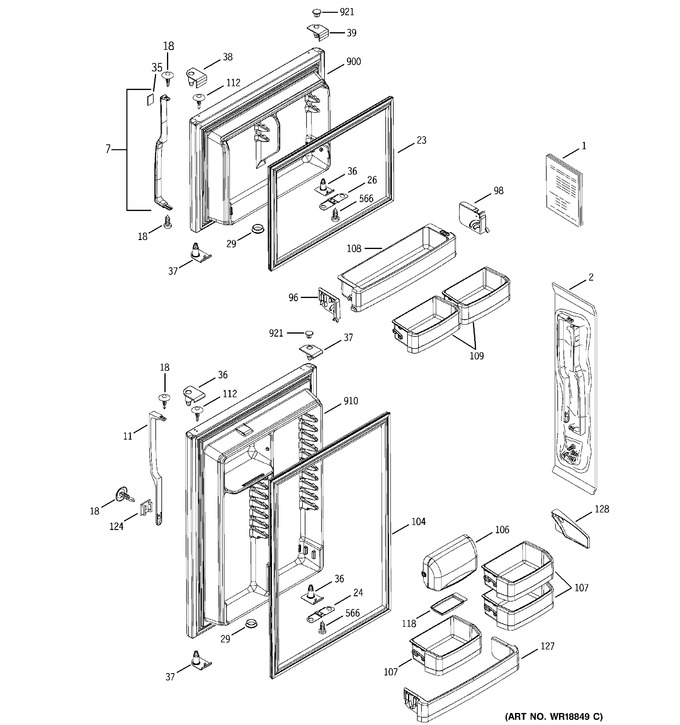 Diagram for GTS18UBMARWW