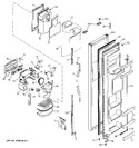 Diagram for 1 - Freezer Door