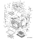 Diagram for 5 - Oven Body With Microwave Support