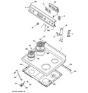 Diagram for 1 - Control Panel & Cooktop