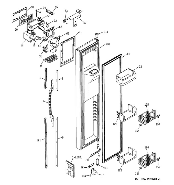 Diagram for ESS25LGMBWW