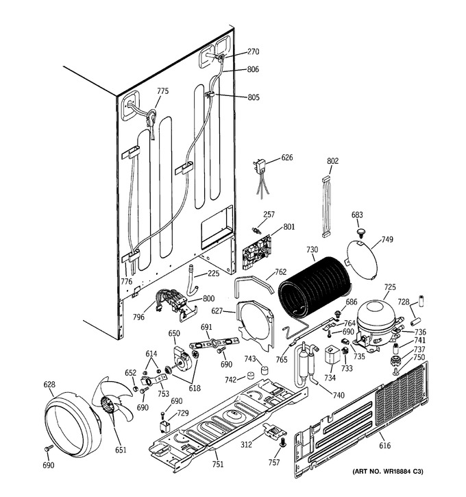 Diagram for ESS25LGMBWW