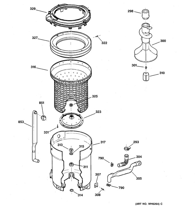 Diagram for WBXR3100B0WW