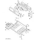 Diagram for 2 - Control Panel & Cooktop