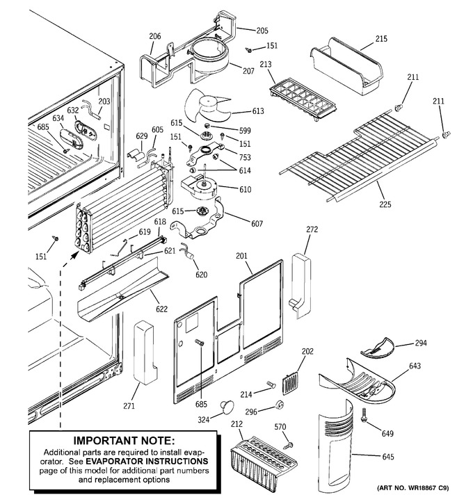 Diagram for GTS22ZBMARWW