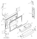 Diagram for 1 - Freezer Door