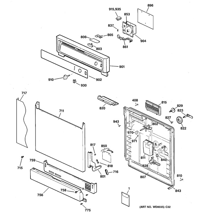 Diagram for GSD2050F01CC