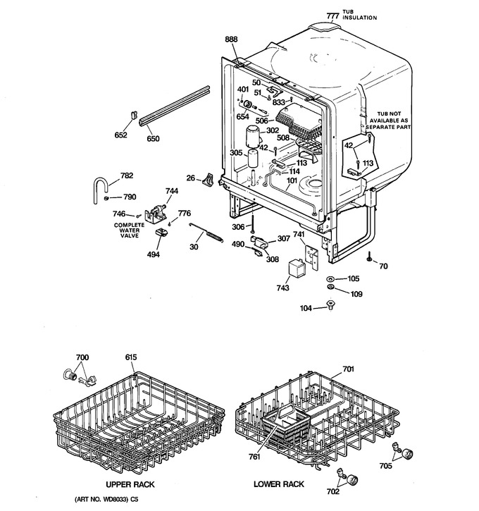 Diagram for HDA2000F04WH