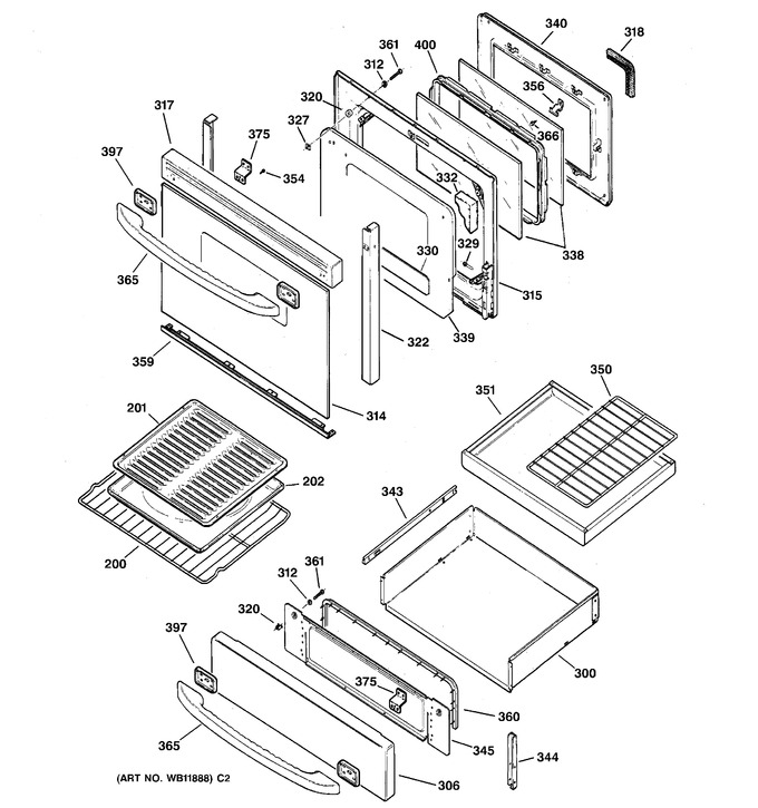 Diagram for JGB910CEC3CC