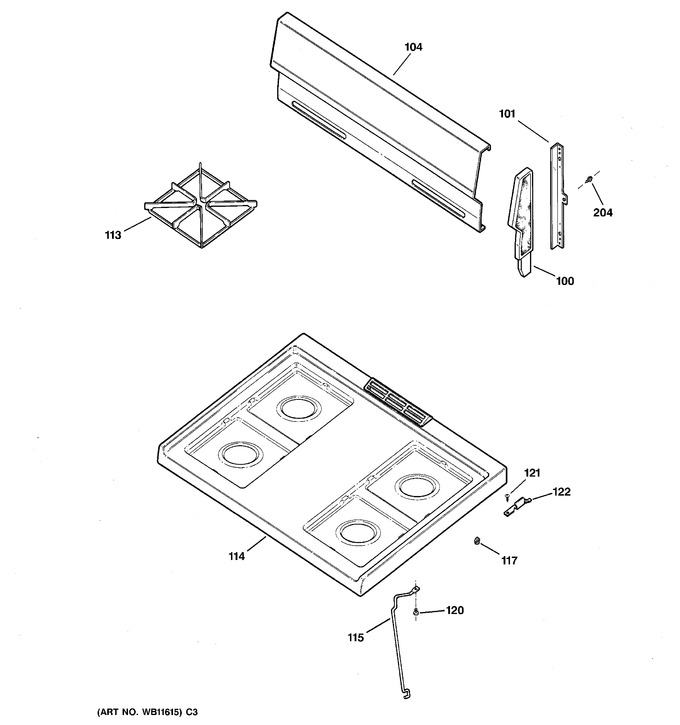 Diagram for JGBS07PEA4WW