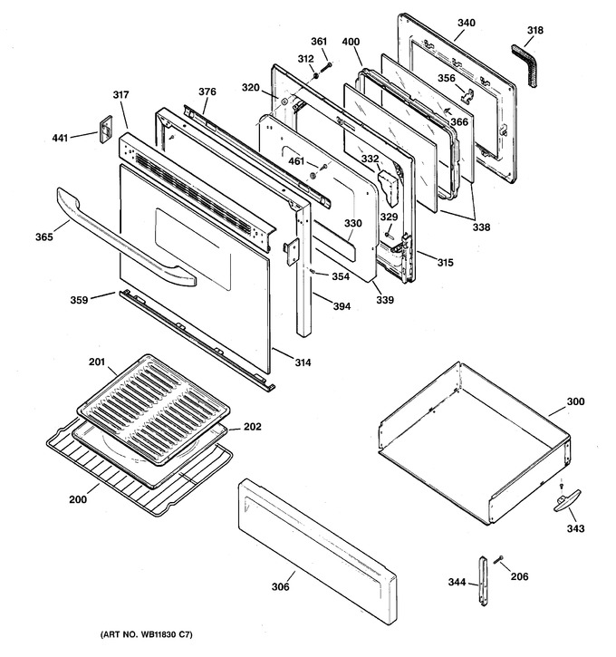 Diagram for JGBP40WEC3WW