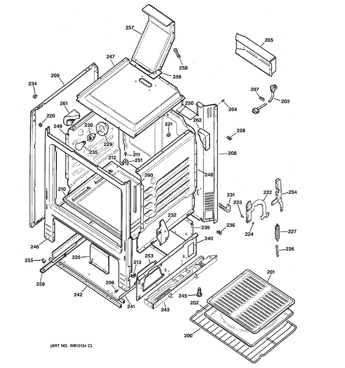 Diagram for RGB526PEA4WH