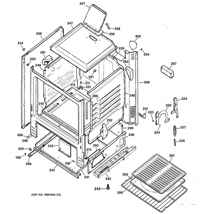 Diagram for JGBS04PPA4WH