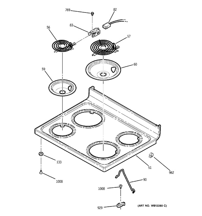 Diagram for JBP10WD1WW