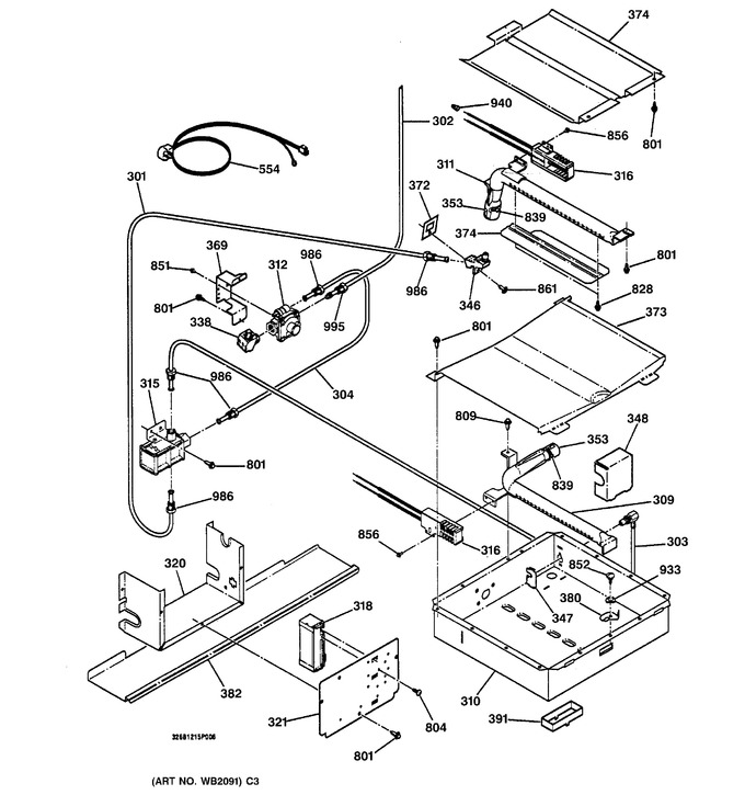 Diagram for JGSP23BEY2BB