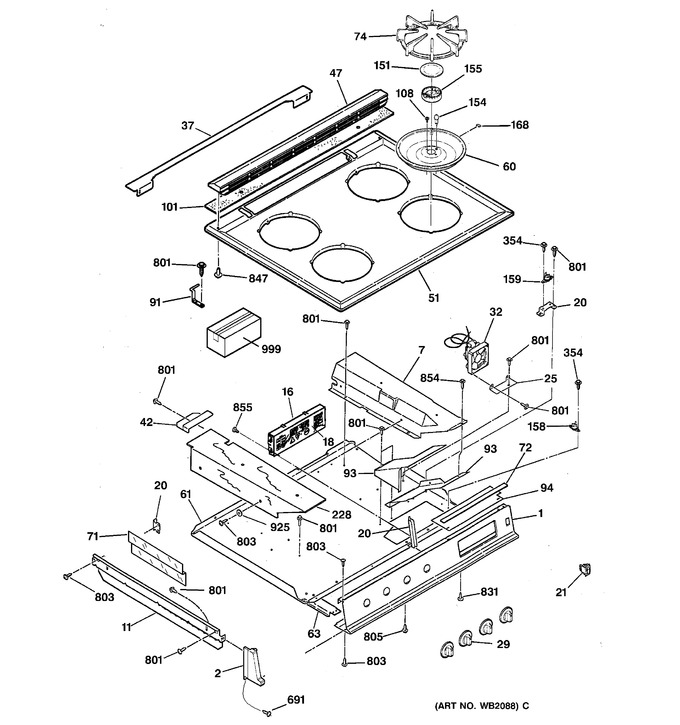 Diagram for JGSP23BEY3BB