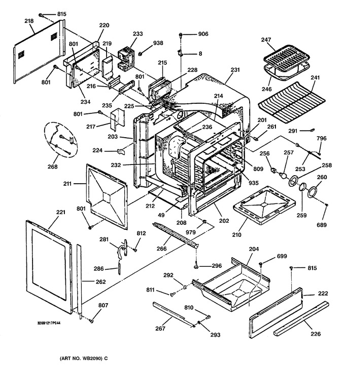 Diagram for JGSP23WEY3WW