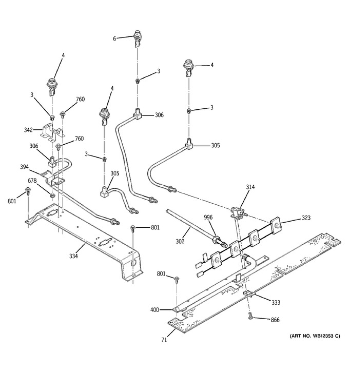 Diagram for JGSP23WEY7WW