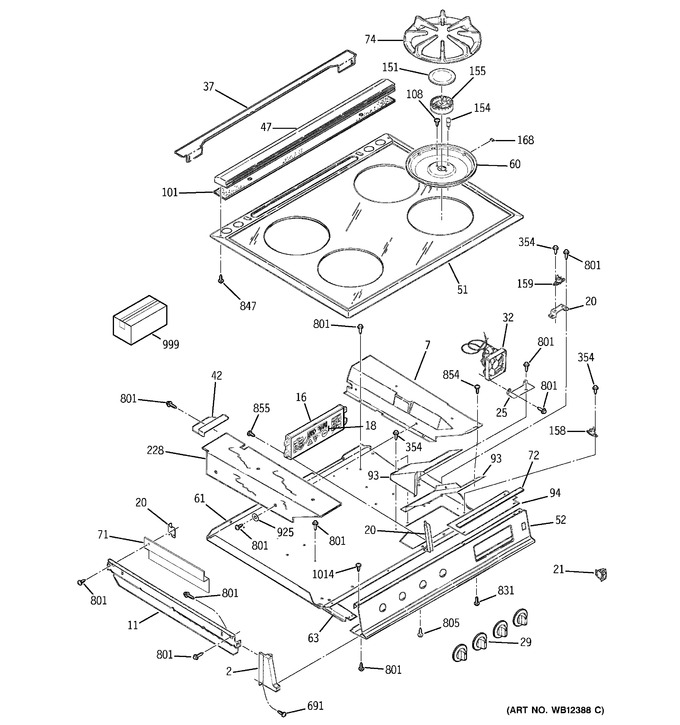 Diagram for JGSP44BEY3BB