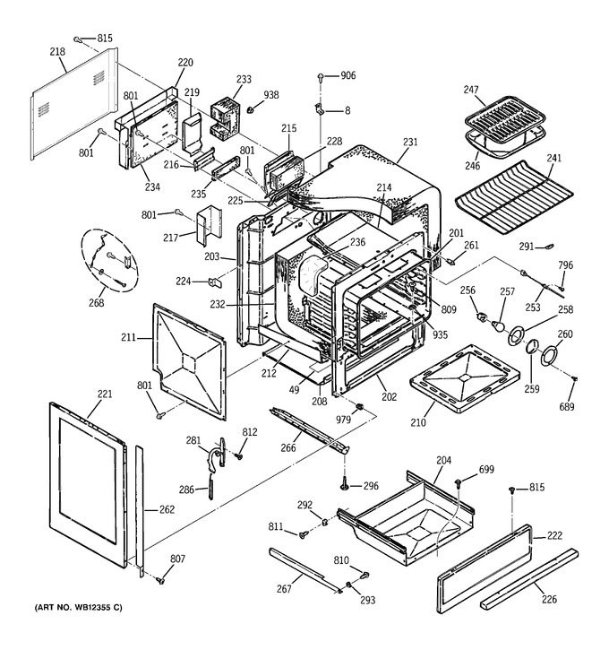 Diagram for JGSP44CEY1CC