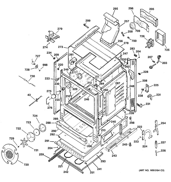 Diagram for JGB910BEC4BB