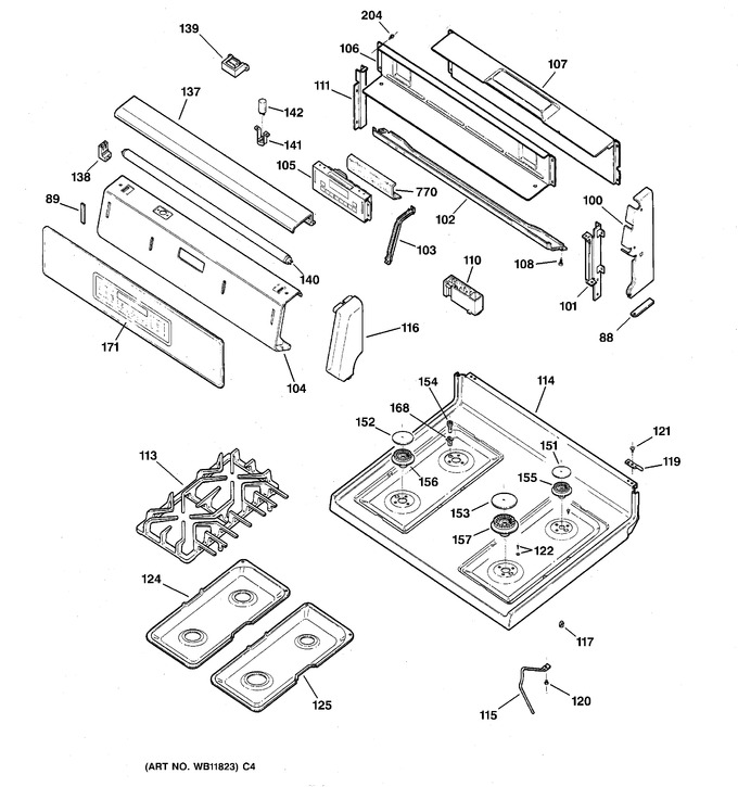 Diagram for JGBP86WEB5WW