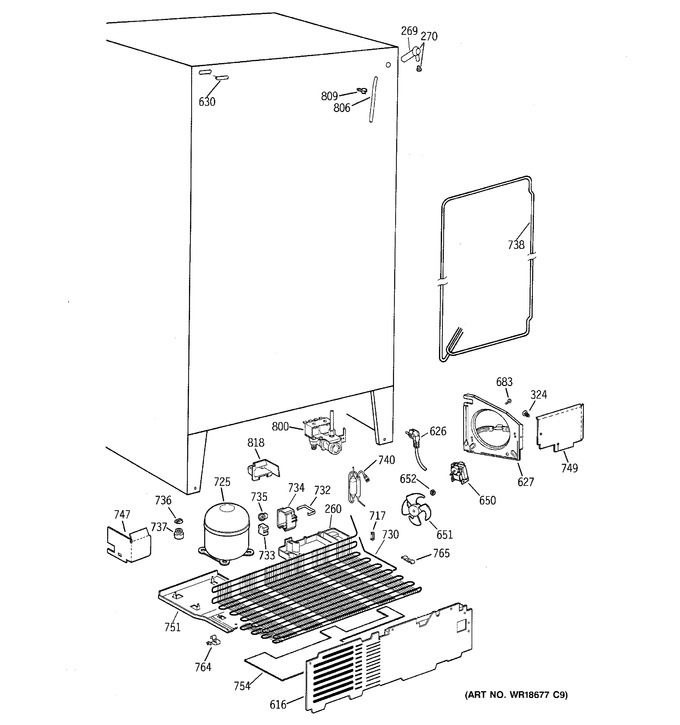 Diagram for TFX25CRBGBB