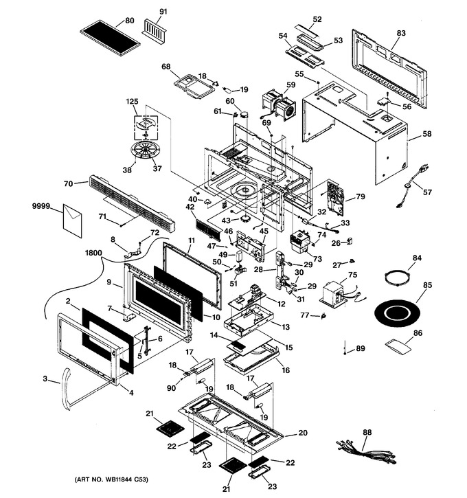 Diagram for JVM1630WB002