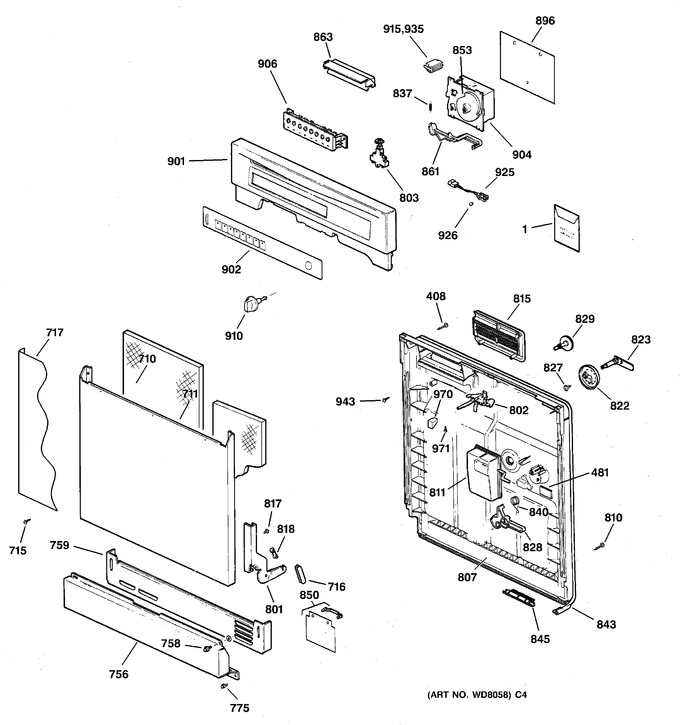 Diagram for GSD3425F00BB