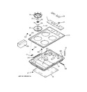 Diagram for 1 - Control Panel & Cooktop