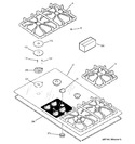 Diagram for 1 - Cooktop