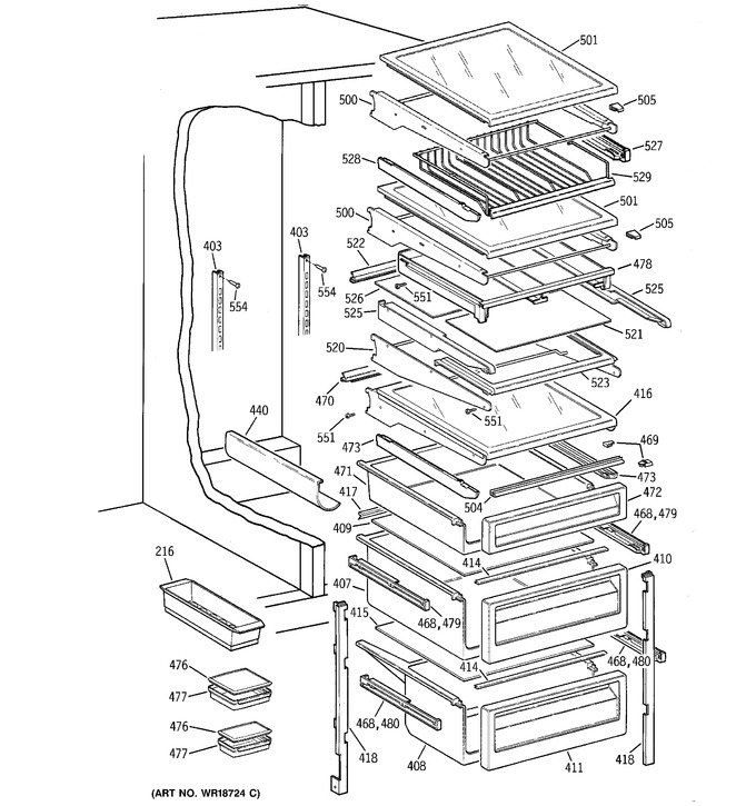 Diagram for TFG30PFDBWW