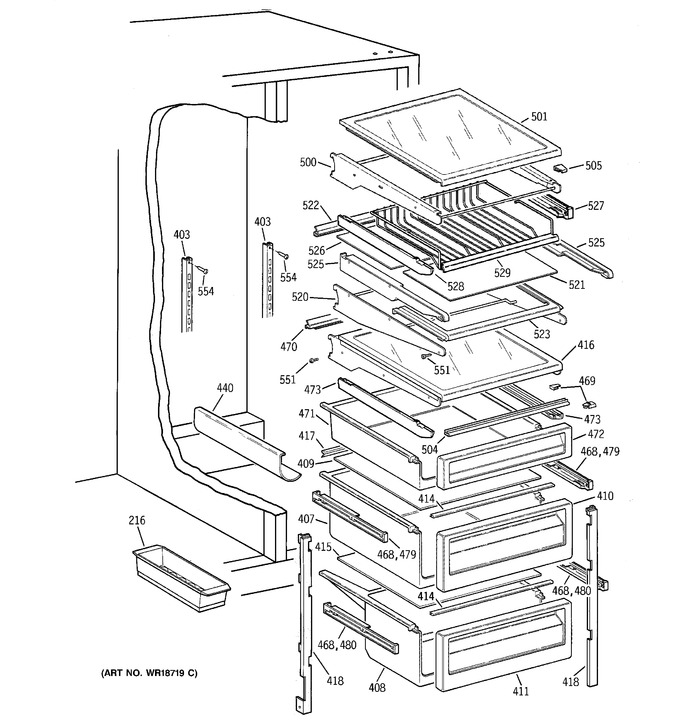 Diagram for TFG28PRDBWW