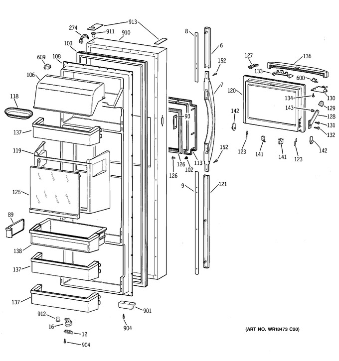 Diagram for TFT28PFDAWW