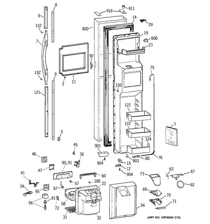 Diagram for TFX28PBDAAA